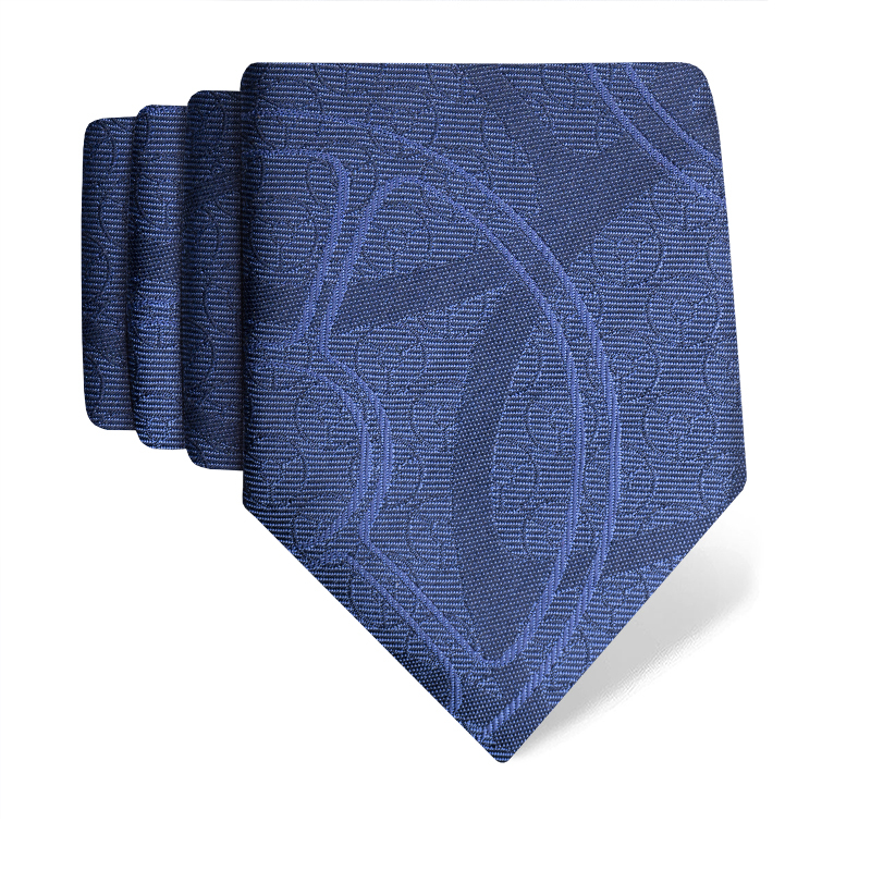 Kravata CROATA Tematski  Sinjska alka Plava  Svila 100%  