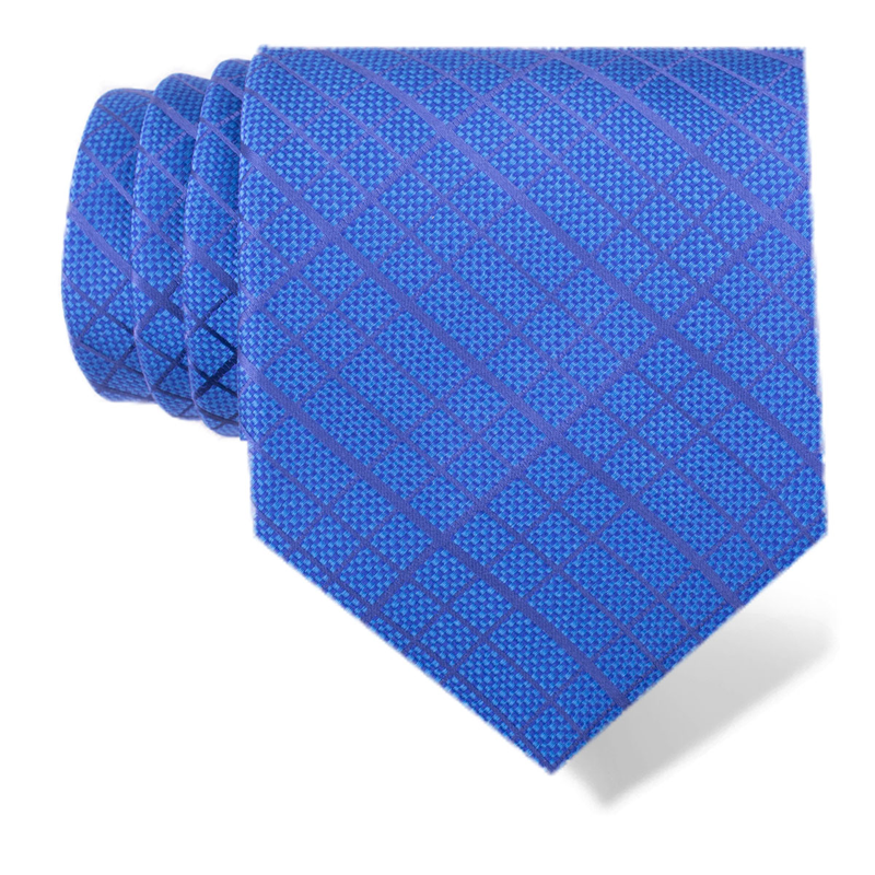 Kravata CROATA Klasični  Crte Plava  Svila 100%  
