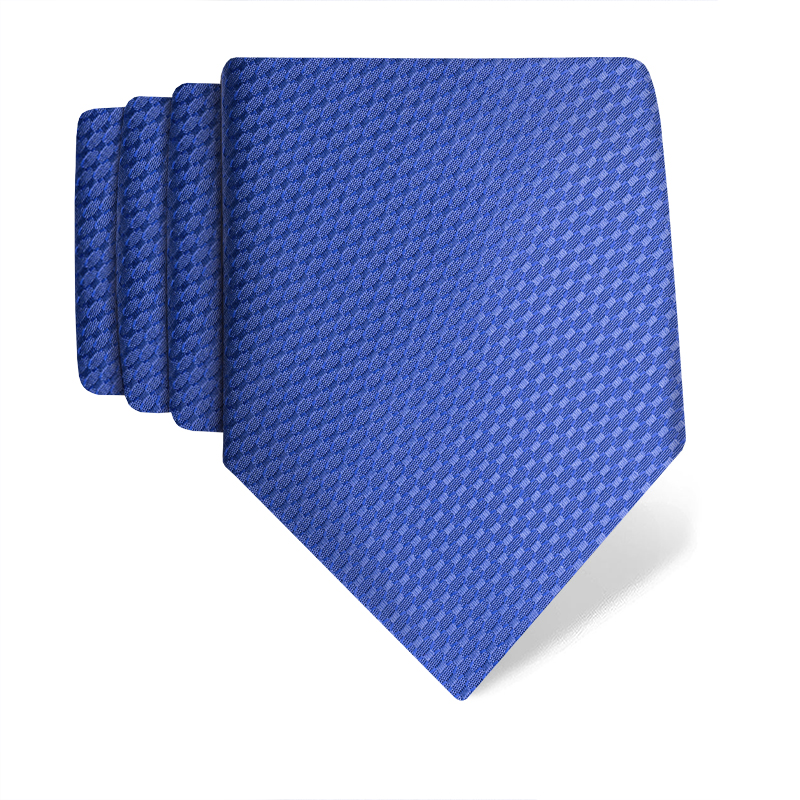 Kravata CROATA Klasični Velika Luj XIV Plava  Svila 100%  