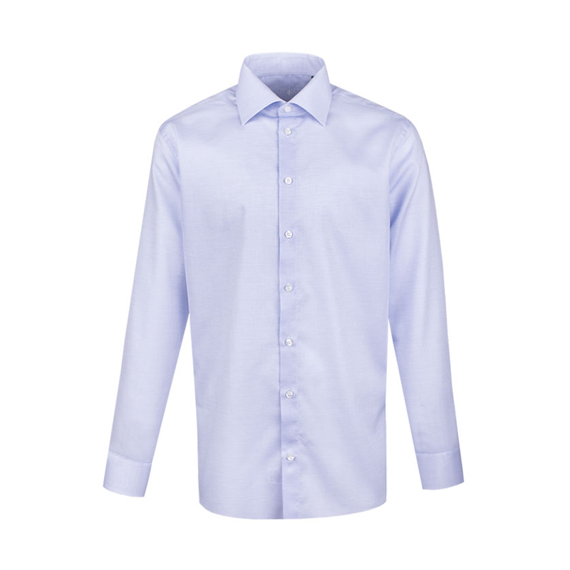 Košulja CROATA Trend Klasični Ravni Krugovi Svijetlo plava  Pamuk 100 %  Dugi rukav